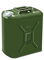 Каністра для палива 2E JCM60S, 60 л, зелена, метал 0.8 мм (2E-JCM60S)