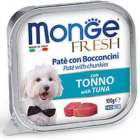 Корм Monge Dog Fresh Tunna влажный с тунцом для взрослых собак 100 гр UL, код: 8452360