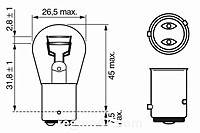 Лампа габаритного света и сигнала торможения BOSCH