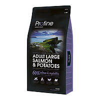 Сухой корм Profine Adult Large Salmon Potato 15 kg (для взрослых собак крупных пород) UL, код: 2734173
