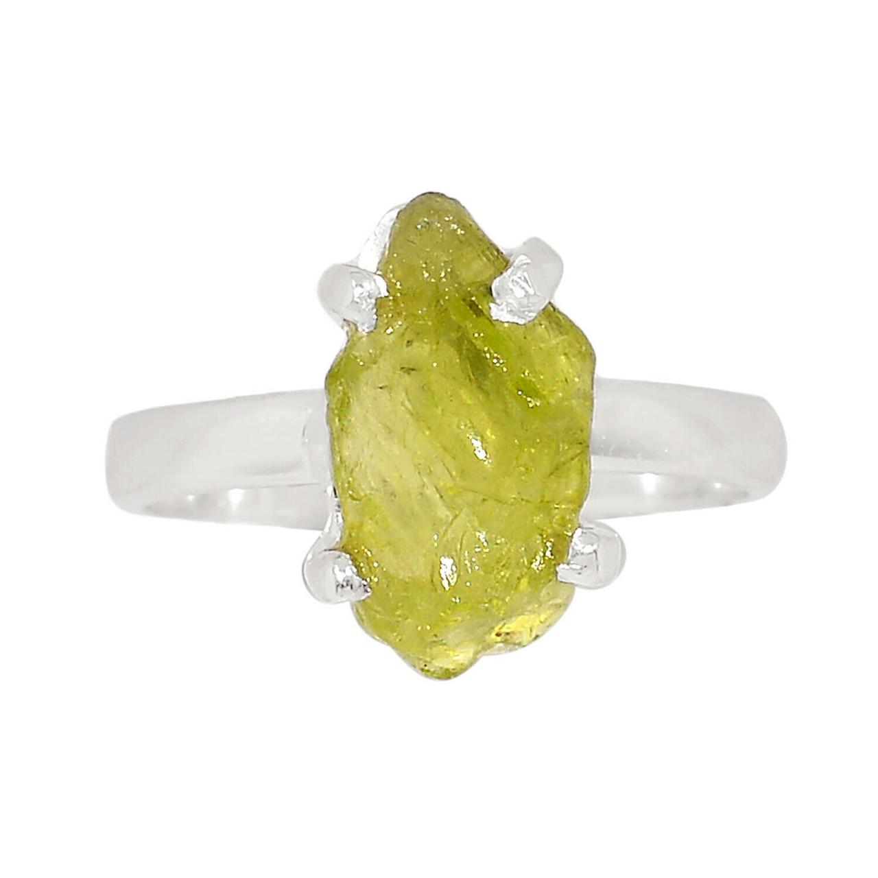 Кварц лимонний срібна каблучка, 2295КК