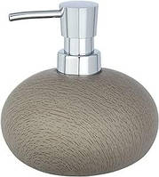 Дозатор для рідкого мила Wenko. Joy Liquid Soap Dispenser 0,3 л, цемент, темно-сірий, 12 x 12 x 12,5 см. УЦІНКА