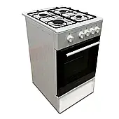 Плита кухонна газова Grunhelm F66234I 58 л 60x60x85 см Газова плита для дому Газова духовка Плита для дачі