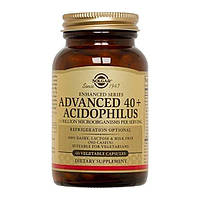 Пробиотик Solgar Advanced 40+ Acidophilus 60 Veg Caps DH, код: 7595101