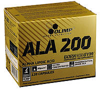 Альфа-липоевая кислота для спорта Olimp Nutrition ALA 200 120 Caps DH, код: 7618287
