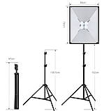 Набір постійного світла Puluz PU5071-2 Led Softbox Kit, фото 3