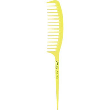 Гребінець для волосся з ручкою Janeke Fashion Supercomb жовтий (114401)