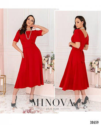 Стильна жіноча сукня, тканина "Костюмна" 48, 50, 52, 54, 56 розмір 48, фото 1