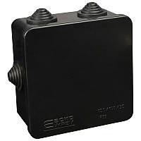 Розподільча коробка АСКО-УКРЕМ 100x100x50 UAtmo Jet Black IP55 чорна(A0150170033)