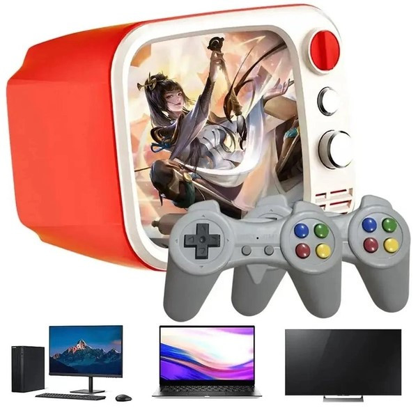 Ігрова портативна консоль РЕТРО з монітором H7 Mini TV