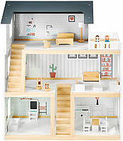 Кукольный деревянный домик Mamabrum CA1204