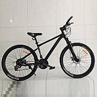 Велосипед спортивный 26" дюймов MTB2605-1, рама 16", 24 скорости, черный