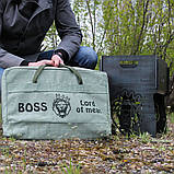 Мангал розбірний на 8 шампурів з індивідуальним гравіюванням - скорпіон. Мангал для подарунка, фото 4