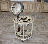 Бар-глобус для напоїв карта світу подарунок діловому чоловікові на День Народження | Діаметр сфери 45 см