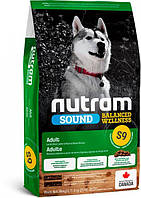 Корм Nutram S9 Sound Balanced Wellness Lamb Adult Dog сухой с ягнятиной для взрослых собак 11 UL, код: 8451625