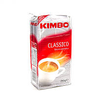 Итальянский кофе молотый средней обжарки Kimbo Classico, 250г для заваривания в чашке, турке