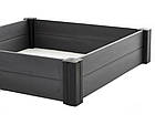 Грядка для рослин та клумб квадратна (без дна) Keter Vista Modular, антрацит (17210619), фото 2
