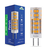 Світлодіодна LED лампа Feron LB-433 5W 230V G4 4000K 25864