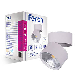 Світлодіодний LED світильник Feron AL541 20W білий 32582