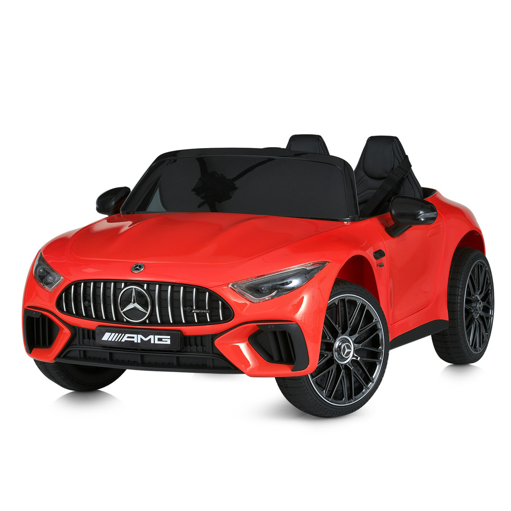 Дитячий електромобіль Mercedes-Benz M 5098EBLR шкіряне сидіння, 4 мотори