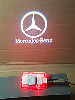 Проектор подсветки логотипа для дверей Mercedes-Benz В комплекте два светильника