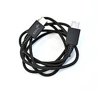 Usb-cable Type-C 4you Dnister black (3A, Silicon Perfect,1.5m)