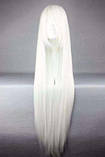 Довгі білі перуки RESTEQ - 100см, пряме волосся, косплей, аніме, фото 2