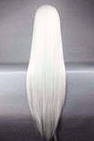 Довгі білі перуки RESTEQ - 100см, пряме волосся, косплей, аніме, фото 5