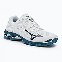 Urbanshop com ua Кросівки для волейболу чоловічі Mizuno Wave Voltage white/sailor blue/silver РОЗМІРИ