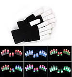 Світлодіодні рукавички RESTEQ, що світяться в темряві, блимають 6 режимів, фото 4