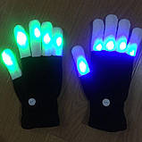 Світлодіодні рукавички RESTEQ, що світяться в темряві, блимають 6 режимів, фото 6