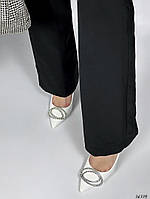 Женские туфли на лето белого цвета с открытой пяткой