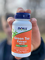 Екстракт зеленого чая 400 мг 100 капсул | Экстракт зеленого чая NOW | Green Tea Extract 400 mg (100 veg caps)