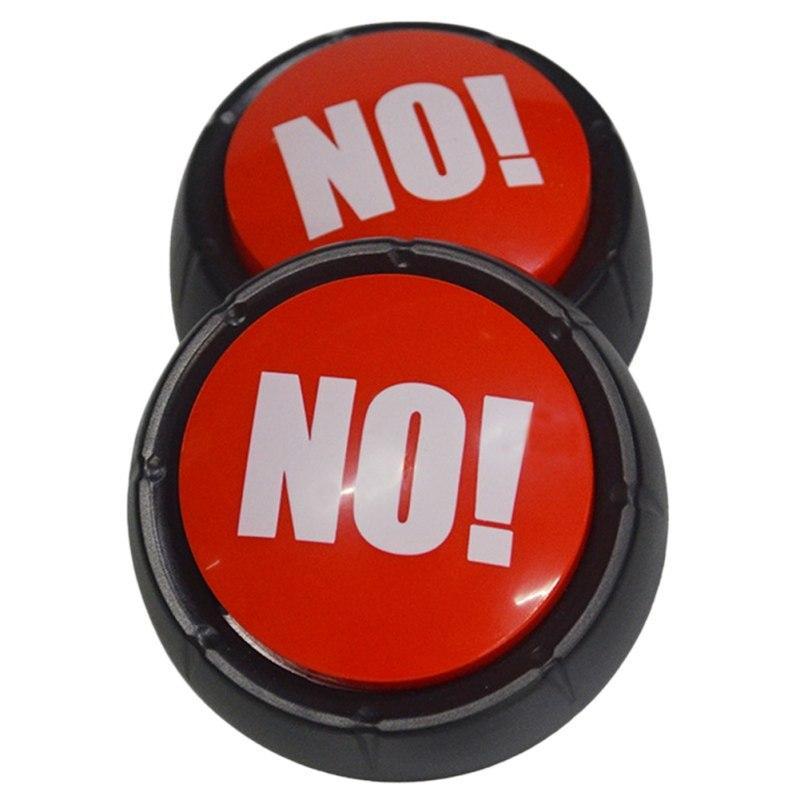 Кнопка яка каже "ні" різними голосами. Кнопка NO. Звукова кнопка. Кнопка, що говорить