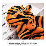 Костюм тигра для тварин (розмір L) RESTEQ. Тигровий костюм для собаки. Костюм для кішки. Флісовий костюм для тварин, фото 3