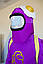 Карнавальний костюм для аніматорів Амонг Ас Among Us фіолетовий, фото 5