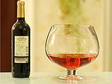Великі скляні келихи для коньяку та вина RESTEQ. 4000мл. Товсте скло, фото 2