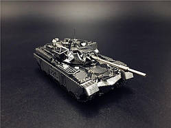Металевий конструктор Танк Chieftain MK50 1:100. Металева збірна 3D модель танка. 3D пазл Танк Chieftain MK50