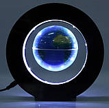 Глобус левітуючий RESTEQ. Літаючий глобус з підсвічуванням, блакитний, фото 3