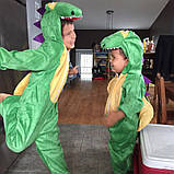 Дитячий мякий костюм Динозавра RESTEQ 110 см. Косплей динозавтра. Костюм динозавра для дитини, фото 6