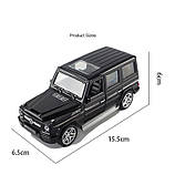 Модель автомобіля Mercedes AMG G65 масштаб 1:32 з фарами, що світяться, фото 10