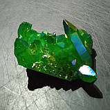 Натуральний камінь кварц із зеленим напиленням. Мінерал Green quartz. Празем 70g. Зелений кварц, фото 7