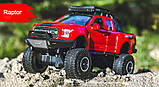 Модель Ford Raptor F150 Машинка Ford джип Ford F-150, світяться фари, звук двигуна, відкр. двері, масштаб 1:32, фото 4