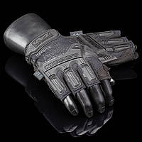 Тактичні чорні рукавички з відкритими пальцями Mechanix Wear M-Pact Fingerless Covert Tactical Gloves Black