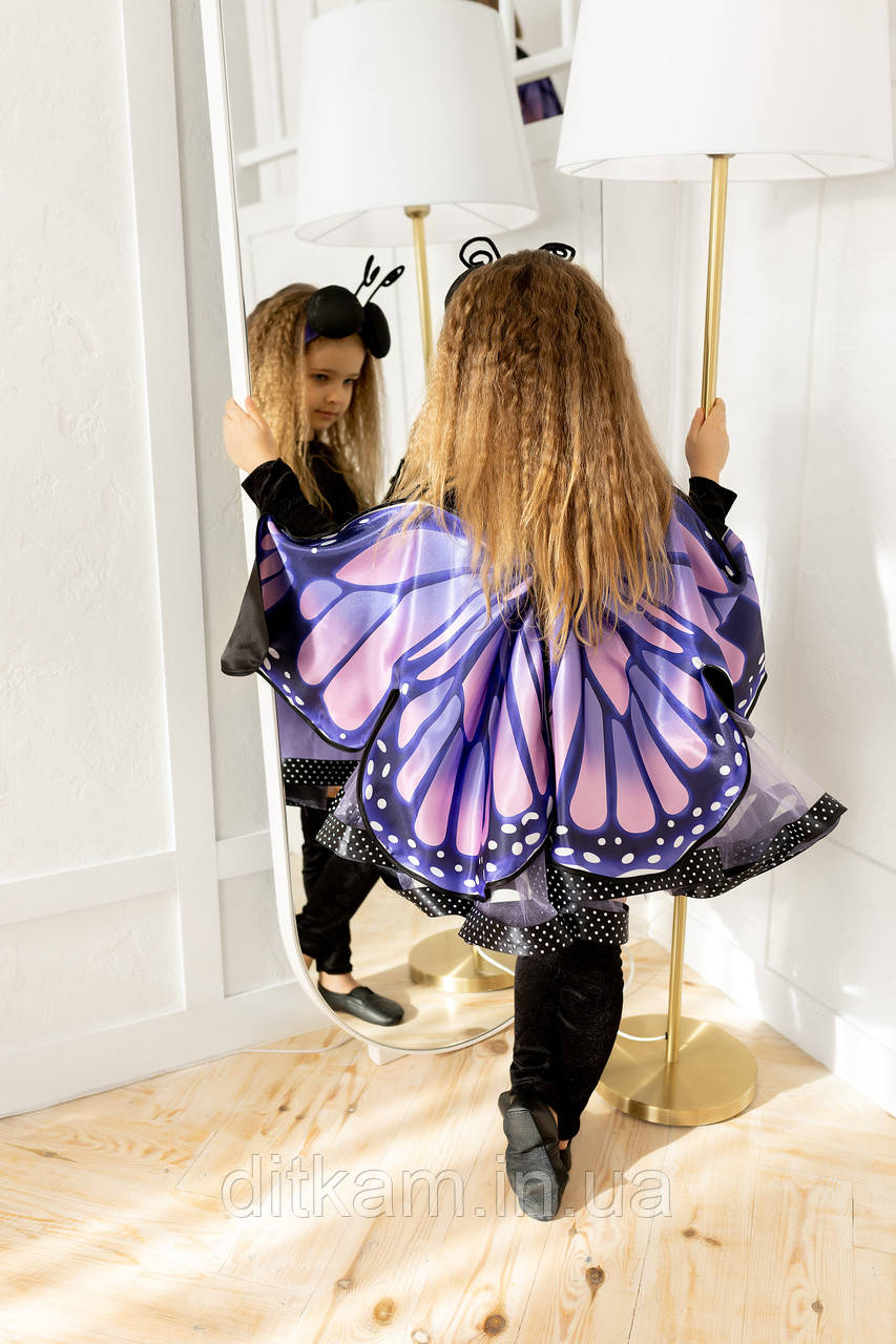 Дитячий костюм Метелика для дівчинки фіолетова