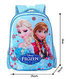 Рюкзак Холодне серце RESTEQ, шкільна сумка для дівчаток, рюкзак для школи, рюкзак Frozen 38x26x14 см, фото 2