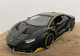 Модель автомобіля Lamborghini LP770 1:32. Звук+горять фари. Металеві ламборджини. Інерційна машинка, фото 4