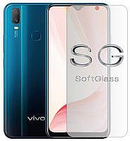 Мягкое стекло Vivo Y11 на Экран полиуретановое SoftGlass