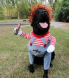 Костюм для домашніх тварин RESTEQ, костюм для собак Пірат, розмір S, фото 6
