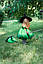 Дитячий карнавальний одяг Відьмочки для дівчинки на Хелловін green, фото 5